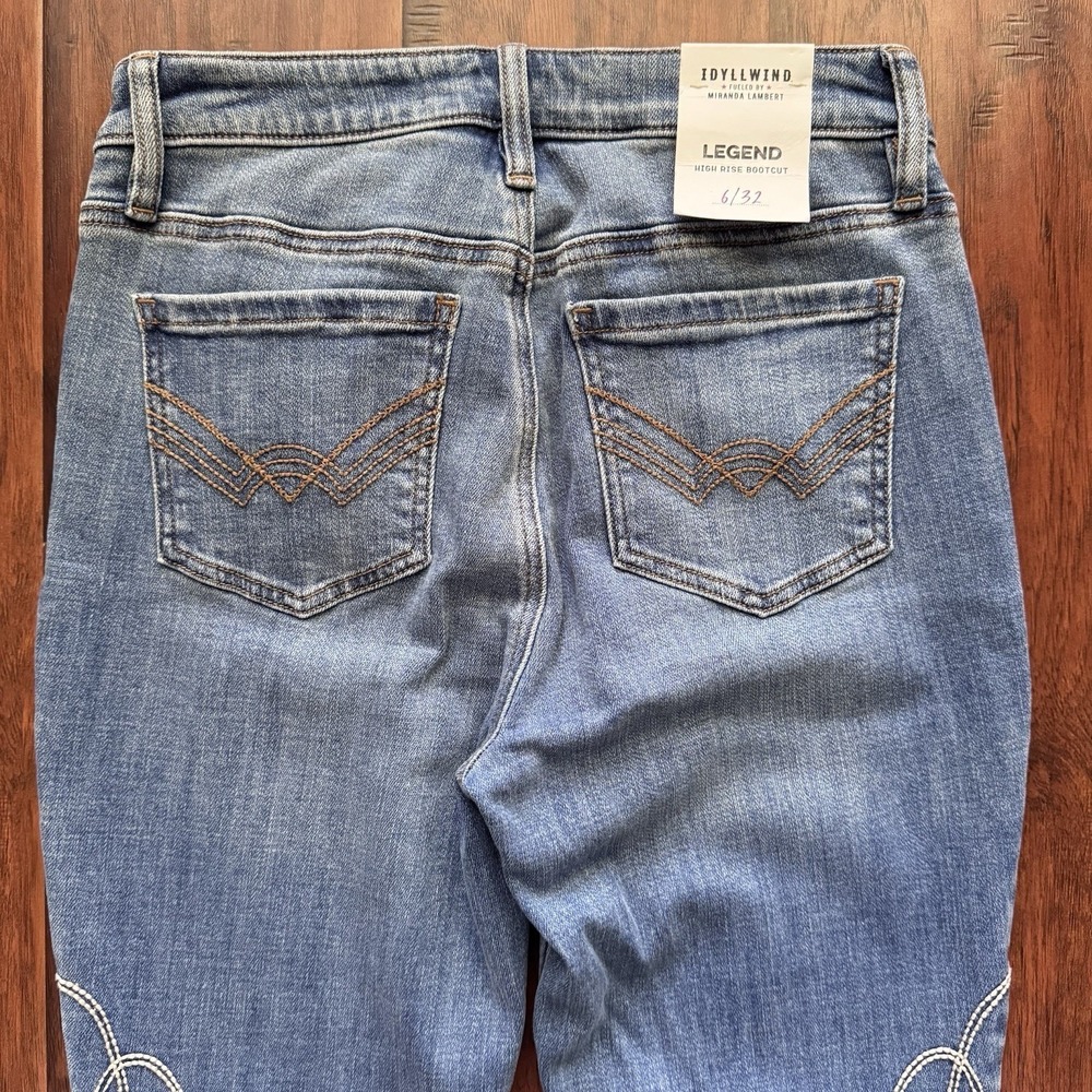 New Idyllwind Jeans Miranda Lambert Legend Embroidered Bootcut 6x32 Western NWT - Picture 10 of 15